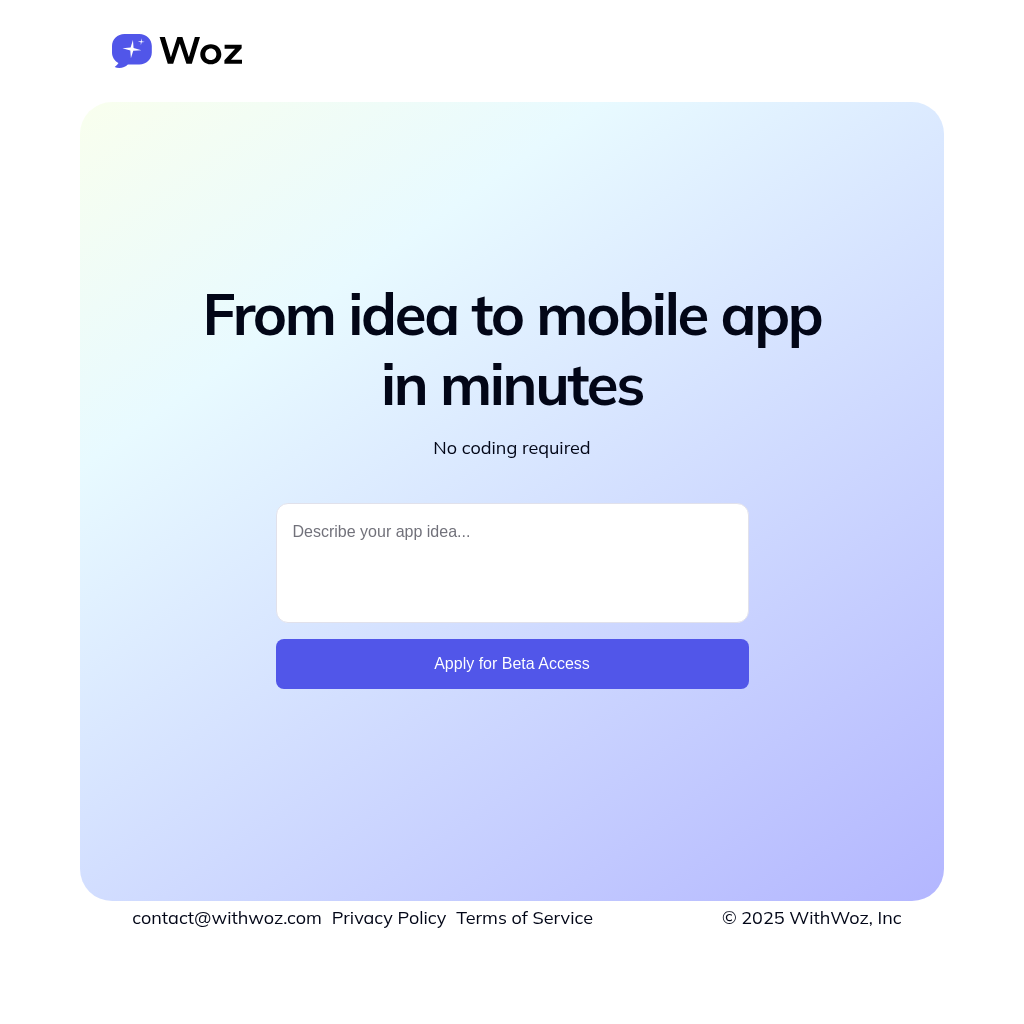 Woz screenshot