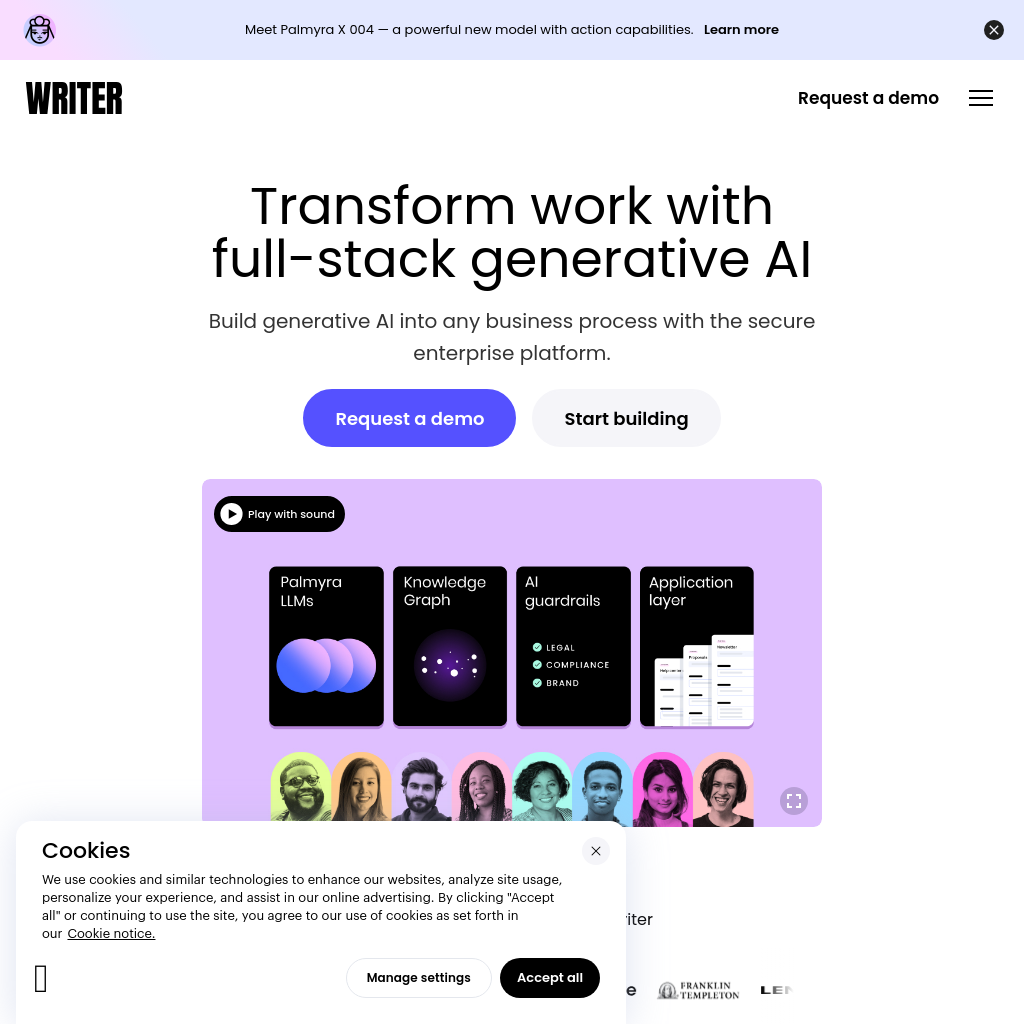 Writer screenshot