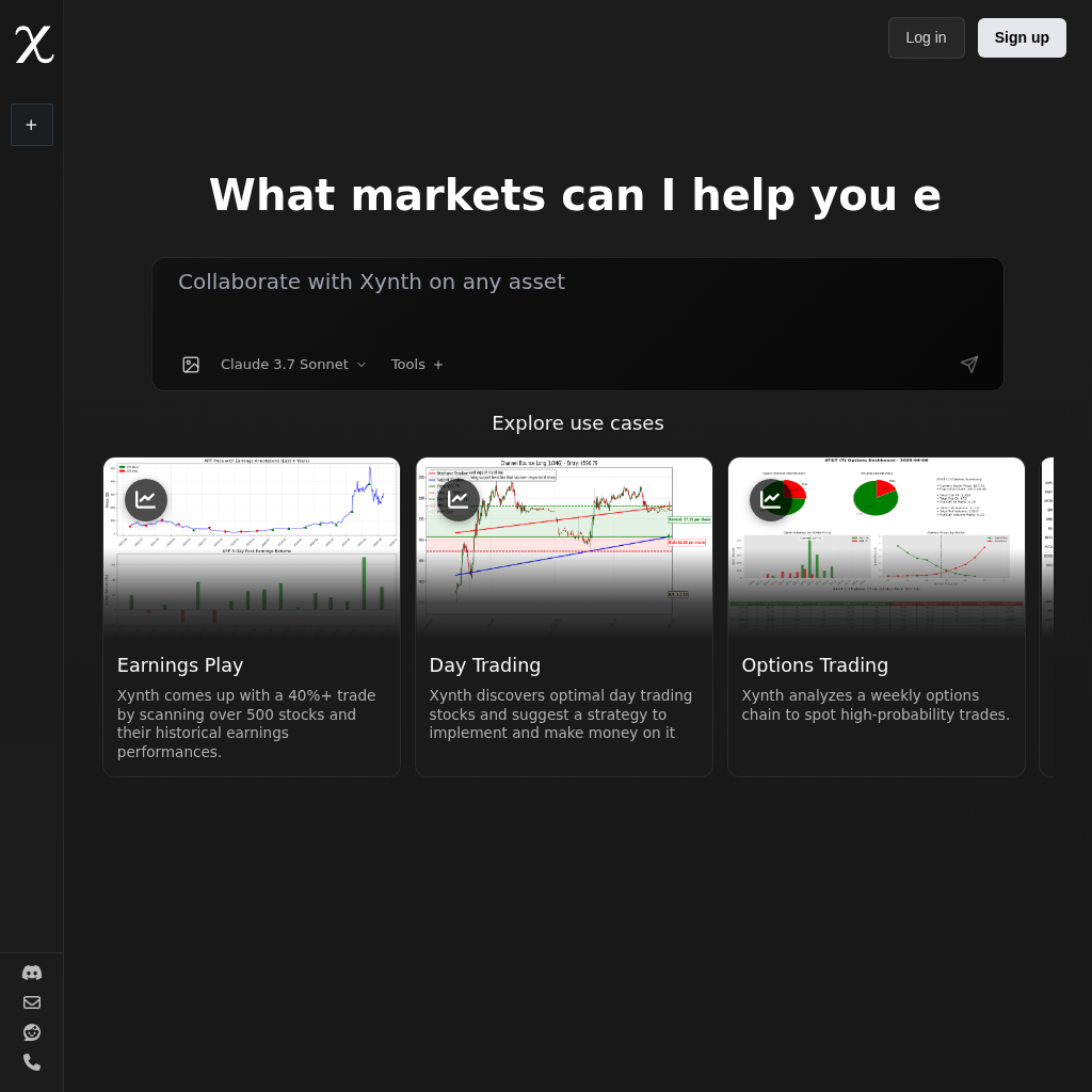 Xynth Finance screenshot