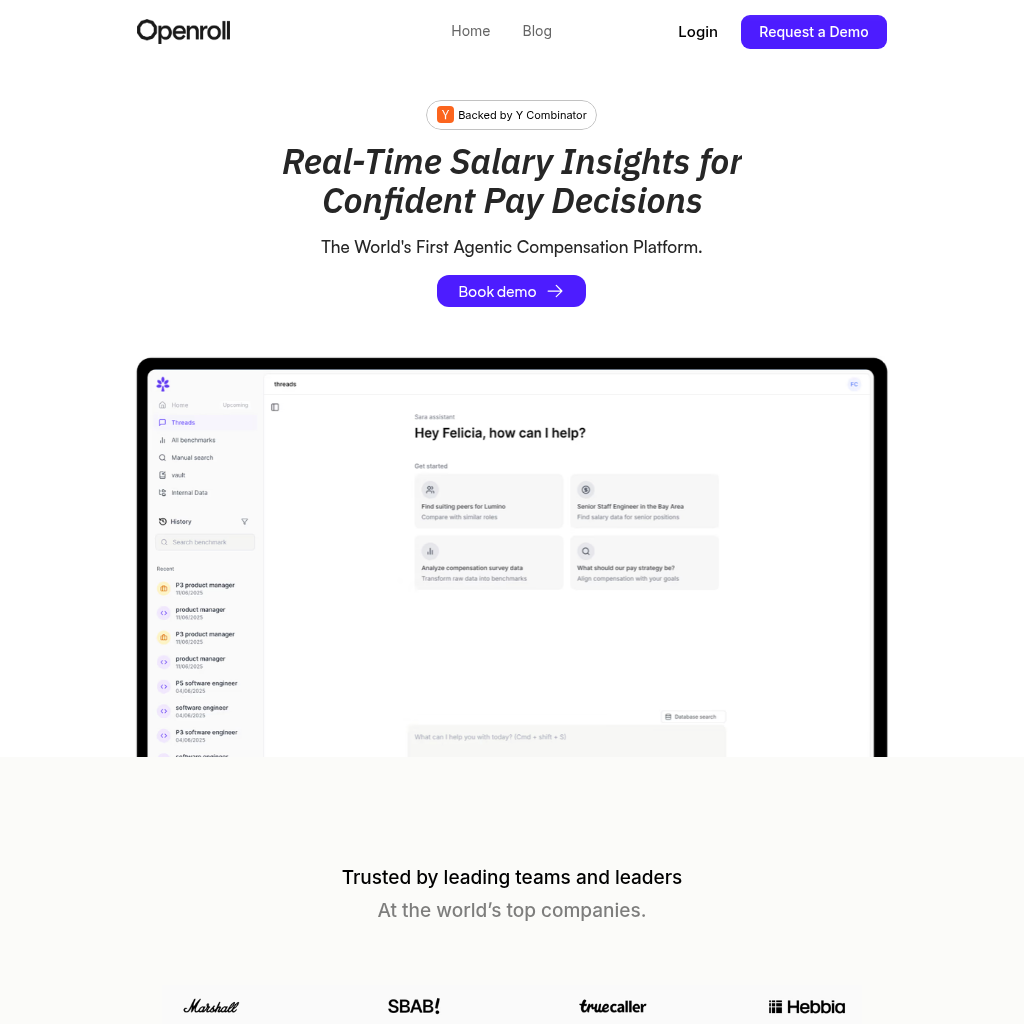 Openroll screenshot